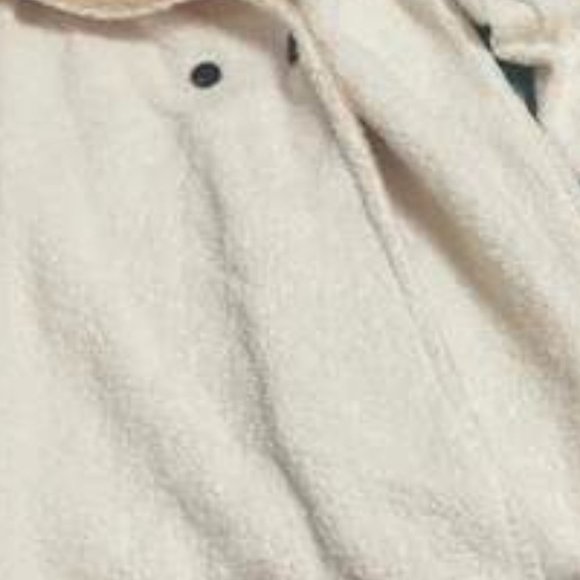 Cozy two tone  Teddy Long Coat Jacket Minimalist - Picture 10 of 11